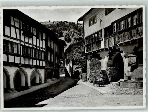 9470 Werdenberg 1944 Foto AK Hauptplatz AK