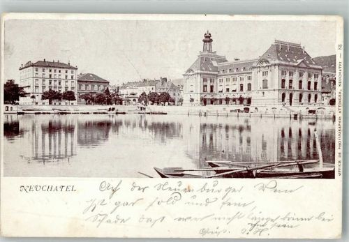 2000 Neuchâtel Neuenburg 1900 Foto AK