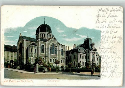 2300 La Chaux-de-Fonds 1914 Foto AK Synagoge