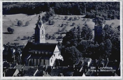5080 Laufenburg - Kirche und Schlossruine