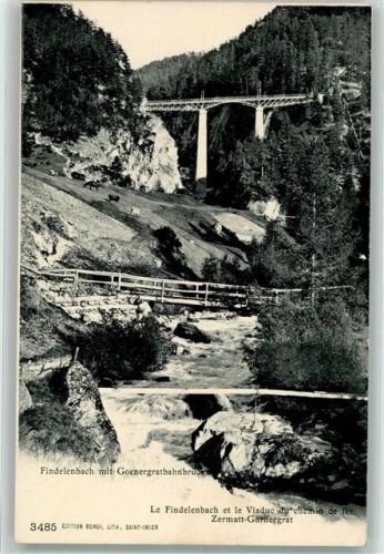 3920 Zermatt - Findelenbach Görnergratbahnbrücke