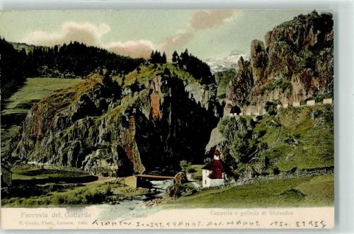 6780 Airolo 1907 - Chiesa Ferrovia del Gottardo