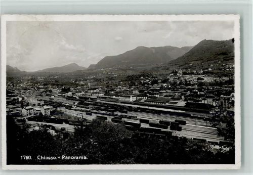 6830 Chiasso - Panoramaansicht m. Bahnhof