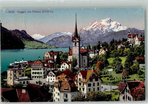 6353 Weggis 1925 Gebrauchsspuren