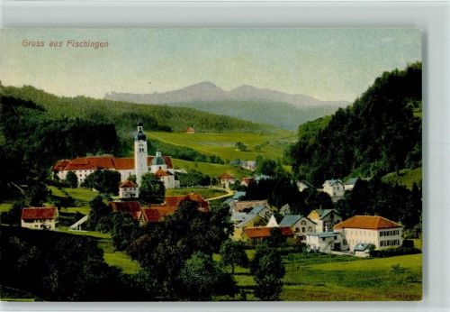 8376 Fischingen 1913 - Teilansicht , sehr gute Erhaltung AK