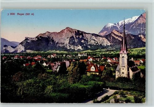 7310 Bad Ragaz - Gesamtansicht Kirche