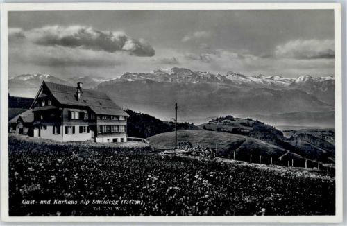 Alp Scheidegg 1931 - Gasthaus Alp Scheidegg