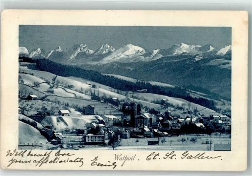 9630 Wattwil 1912 - Winter