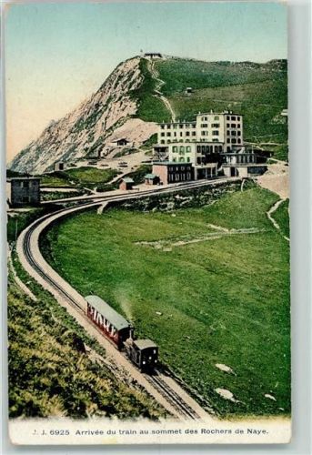 Rochers de Naye 1909 - Zahnradbahn