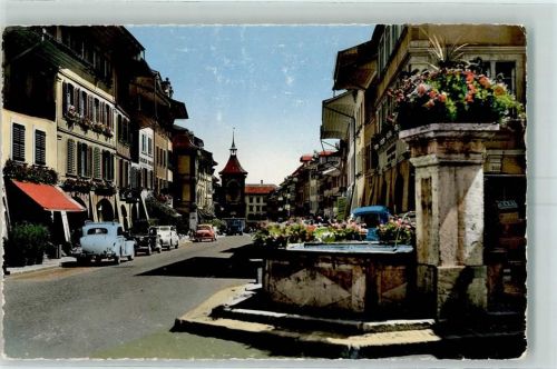 3280 Murten Morat - Oldtimer Brunnen