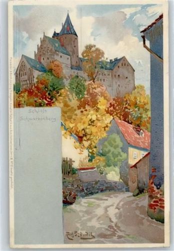 6103 Schwarzenberg LU - Schloss Schwarzenberg, Meissner u. Buch