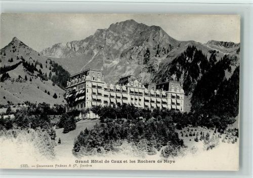1824 Caux - Grand Hôtel de Caux et les Rochers de Naye
