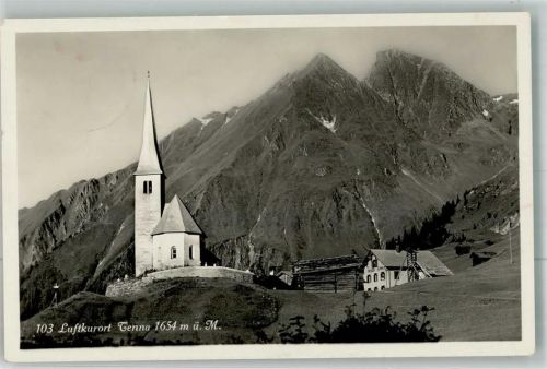7106 Tenna Foto AK Kirche