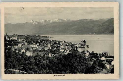 8708 Männedorf 1913 Foto AK