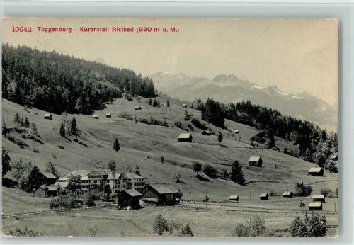 9651 Rietbad 1912 - Kuranstalt Toggenburg