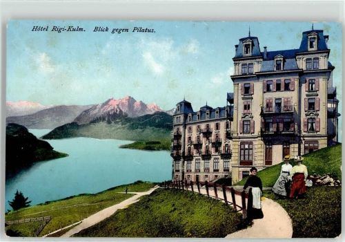 6410 Rigi Kulm - Hotel Rigi Kulm Blick gegen Pilatus