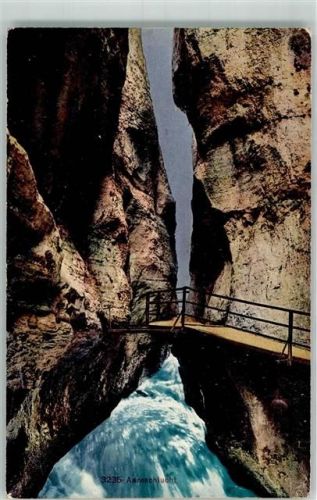 3860 Meiringen - Aareschlucht Ort lt. Stempel