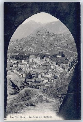 1950 Sion Montorge - Panorama Gesamtansicht