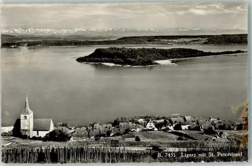 2514 Ligerz Gléresse - St. Peters Insel