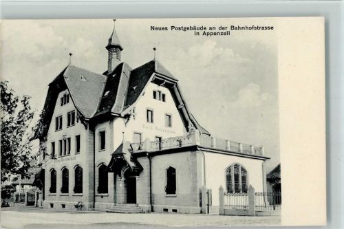9050 Appenzell - Neues Postgebäude an der Bahnhofstrasse in Appenzell
