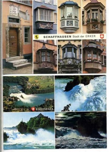 um 1980 - Schaffhausen, 2 tolle AK color, x um 1980, Erhaltung I AKU1