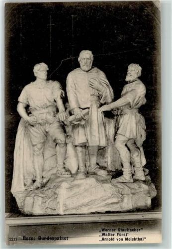 3000 Bern Berne 1907 - Statue Stauffacher Fürst und von Melchthal im Bundespalast