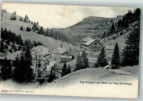 6410 Rigi Klösterli Foto AK Hotel