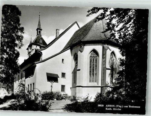 9320 Arbon 1965 Foto AK Kath. Kirche