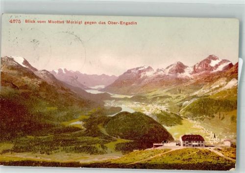 7503 Samedan Samaden 1909 Foto AK Oberengadin