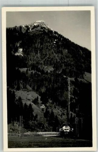 3711 Mülenen Foto AK Hotel Gasthaus Niesen-Kulm
