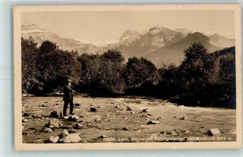3775 Lenk im Simmental - Simme mit Rätzligletscher und Weißhorn