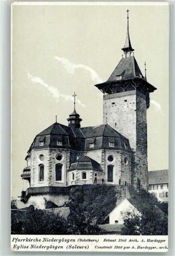 5013 Niedergösgen - Pfarrkirche Architekt A. Hardegger