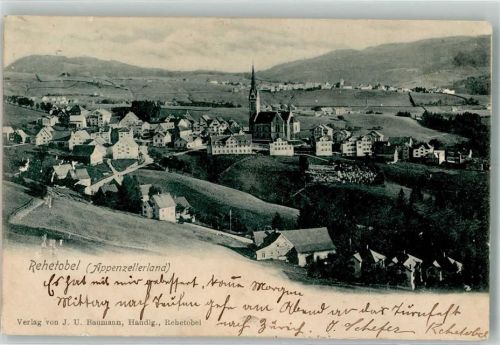 9038 Rehetobel 1903 Gebrauchsspuren