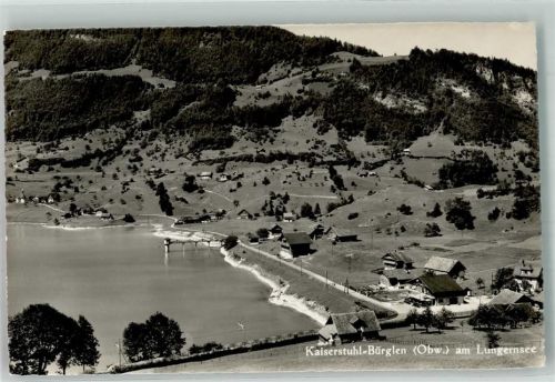 6078 Kaiserstuhl OW Bürglen OW Foto AK Lungernsee