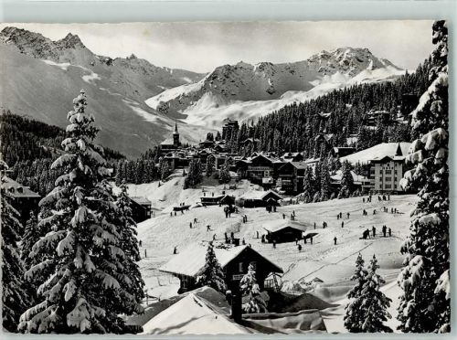 7050 Arosa 1949 - Winter Skifahrer