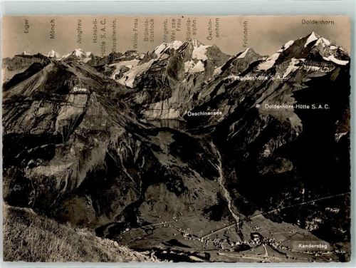 3718 Kandersteg - Aus der Vogelschau