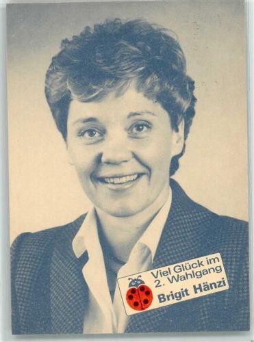 8500 Frauenfeld Werbe AK Wahlaufforderung B. Hänzi Marienkäfer Ort lt. Stempel