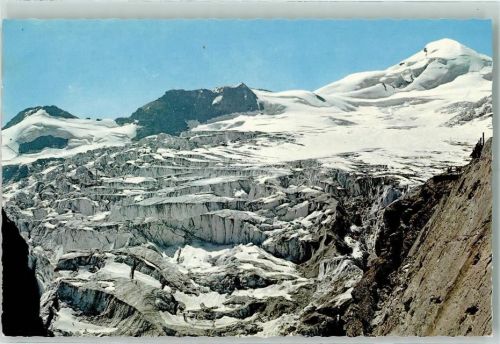 3906 Saas-Fee - Längfluh Feegletscher Hinteres Allalinhorn Allalinhorn