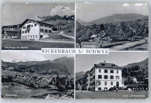 6432 Rickenbach b. Schwyz - Schule , Lehrerseminar