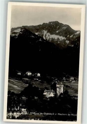 1925 Le Châtelard VS - Rochers de Naye Schloss