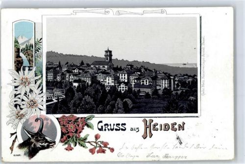 9410 Heiden 1901 Lithographie