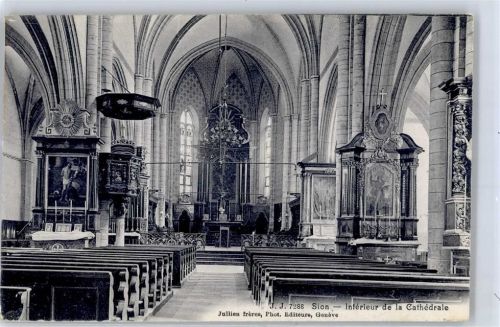 1950 Sion Sitten 1908 - Kirche Innen