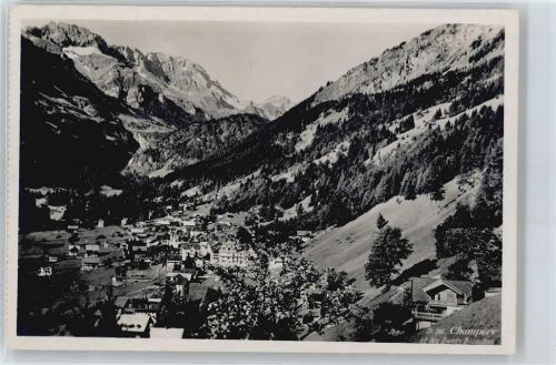 1874 Champéry Planachaux - Gesamtansicht