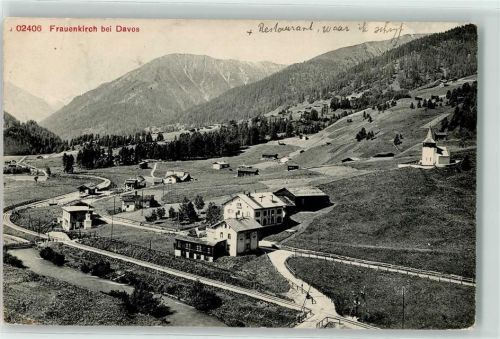 7276 Davos Frauenkirch 1912 Gebrauchsspuren