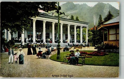 7310 Bad Ragaz 1910 Foto AK Kurhaus
