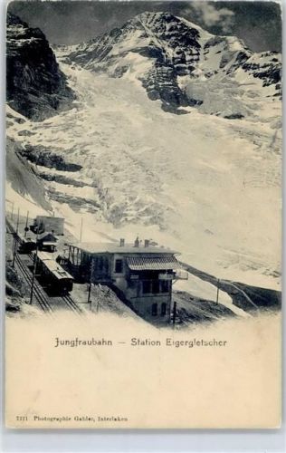 3823 Eigergletscher - Bergbahn Jungfraubahn Bahnhof