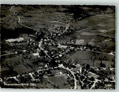 9545 Wängi 1947 Foto AK Fliegeraufnahme