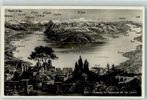 1000 Lausanne Losanna - Genfersee