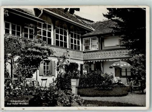 4438 Langenbruck Gebrauchsspuren Bad Hotel Waldeck