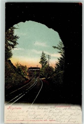 Rigibahn 1902 - Tunneleingang